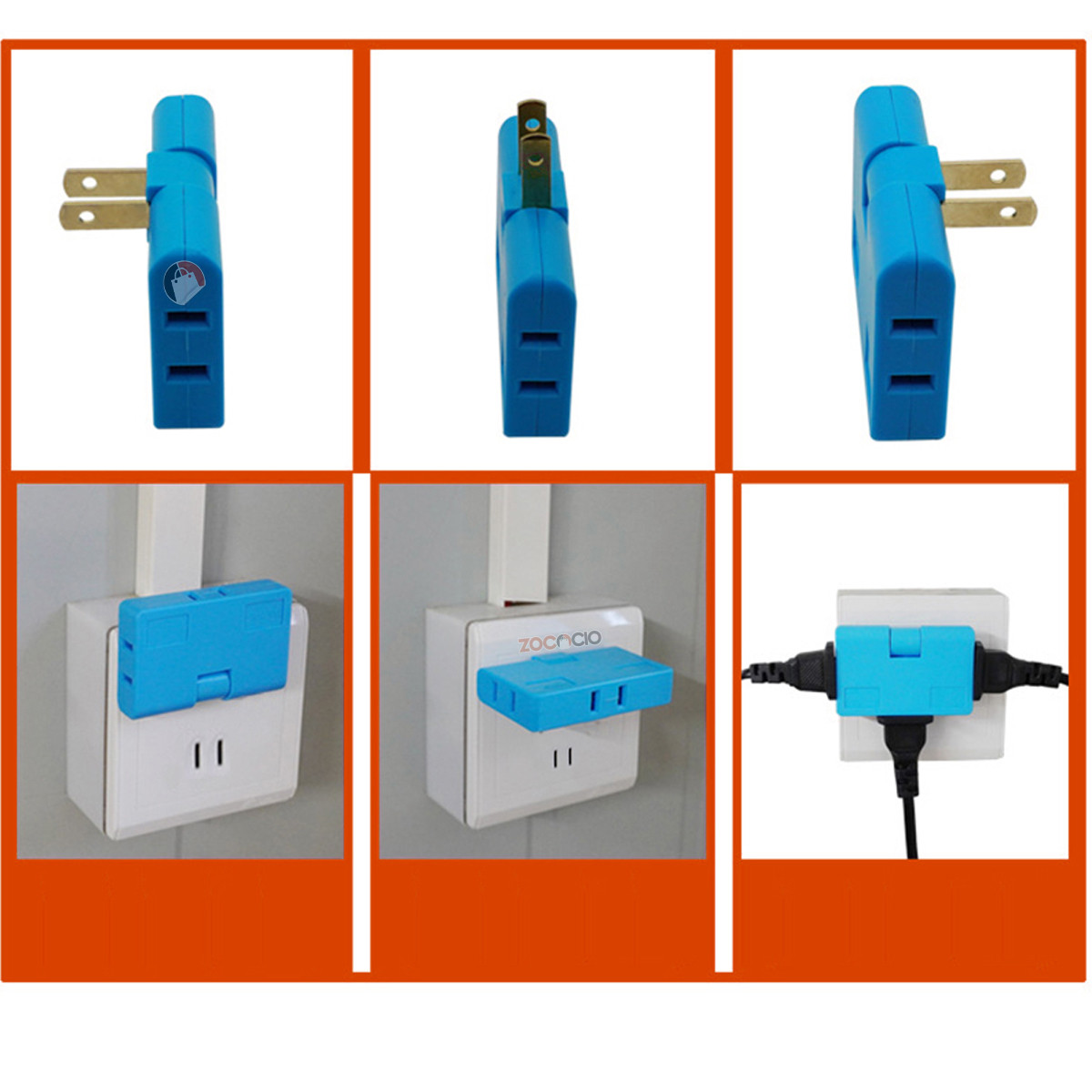 Miniatura 2 de Paquete 3 Adaptadores Multitoma Converti